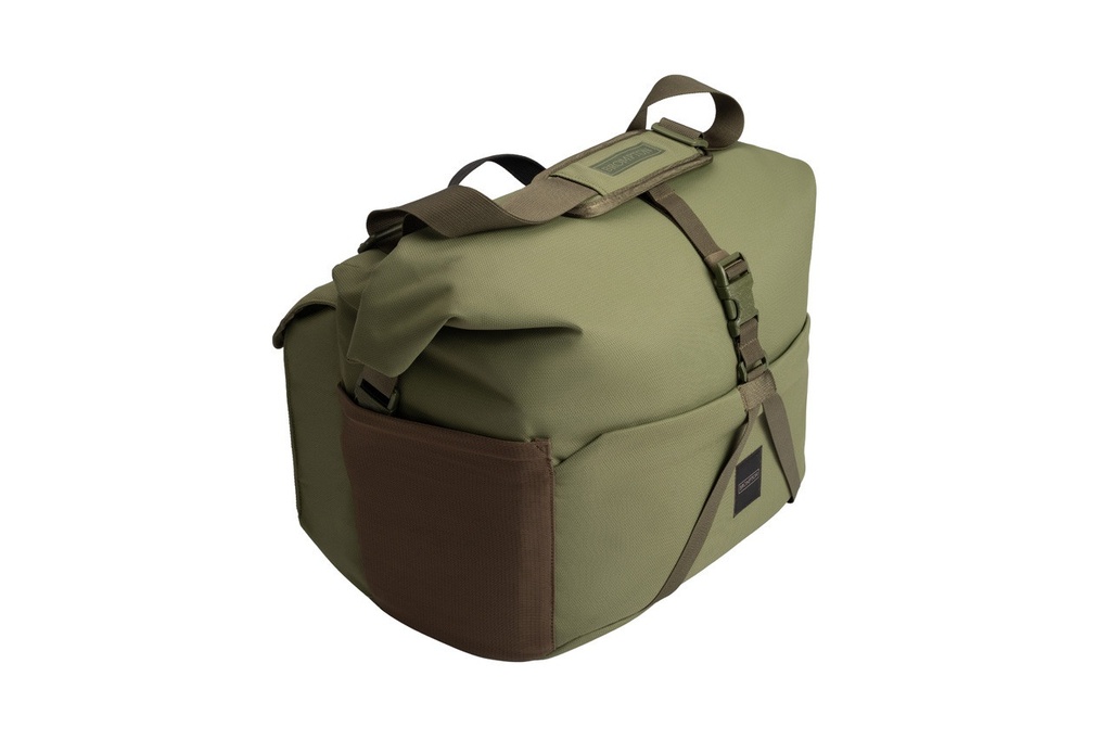 Brompton Large Roll Top Bag - Olive Green | Brilliant Bikes